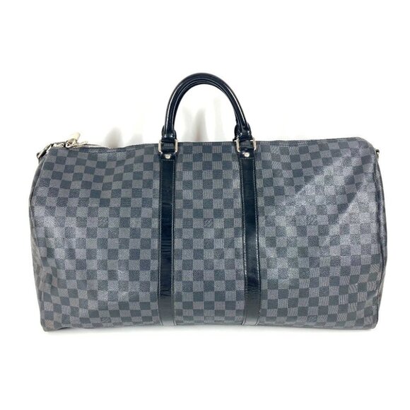 LOUIS VUITTON N41413 Damier Graphite KeepallBandouliere55 2WAY Travel Duffle Bag - Picture 3 of 14